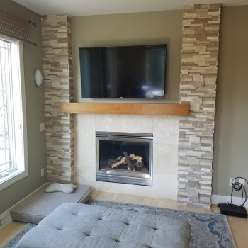 eFireplace-mantle